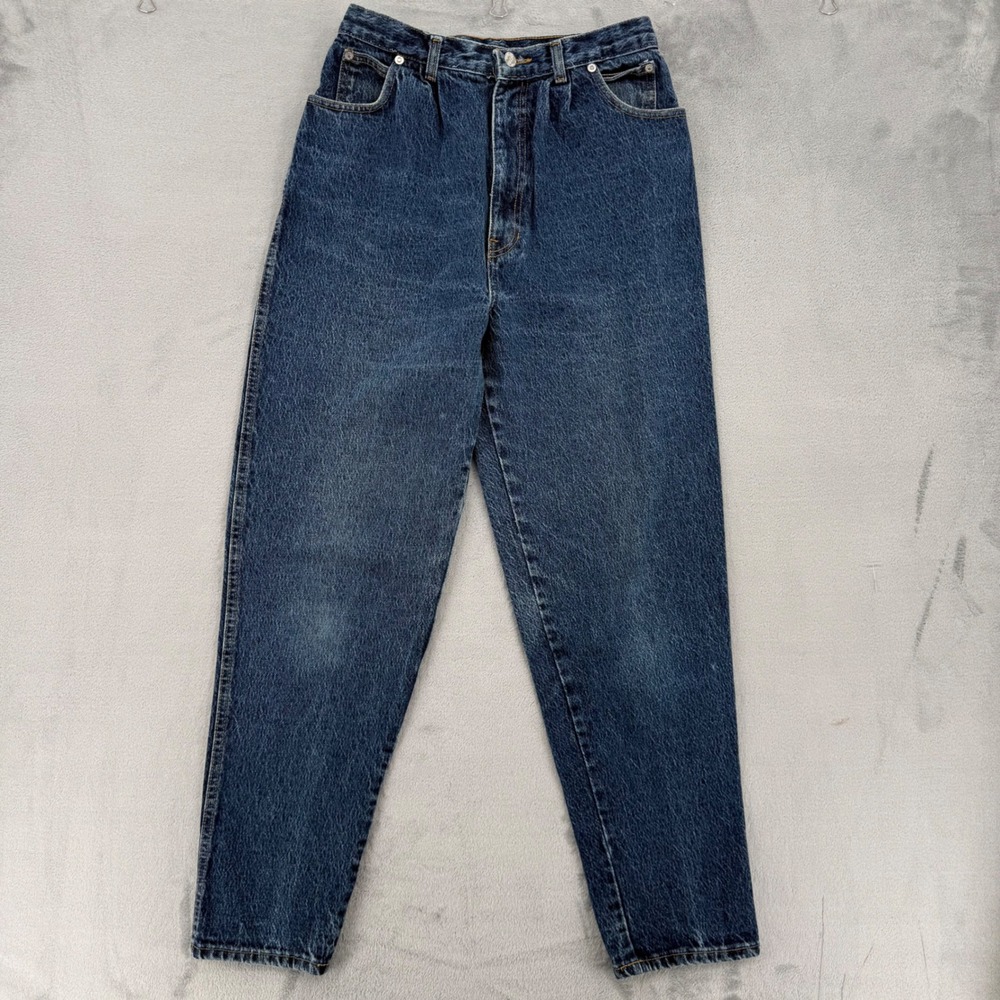 Vintage Sasson‎ High Waisted Mom Jeans Denim Made in USA Tapered Leg Size 27? - Picture 2 of 15